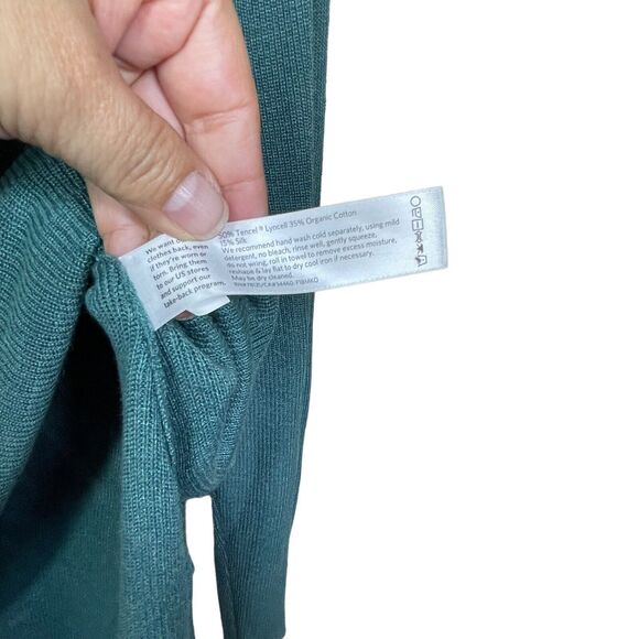 Eileen Fisher Fine Tencel Organic Cotton‎ Silk Roundneck Tunic M Lightweight - Picture 7 of 10